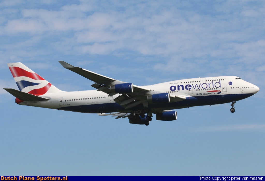 G-CIVD Boeing 747-400 British Airways by peter van maaren