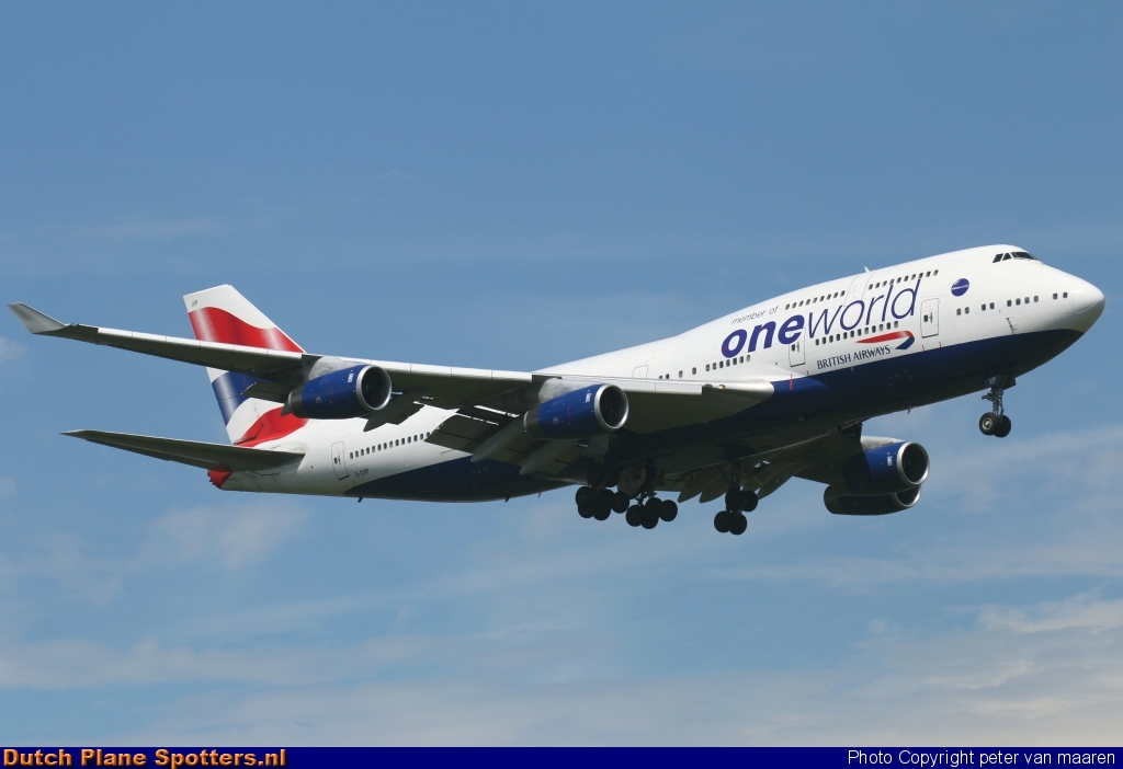G-CIVP Boeing 747-400 British Airways by peter van maaren