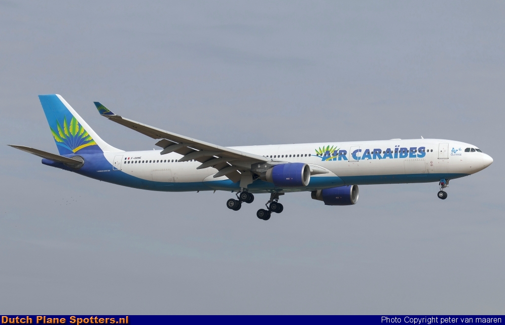 F-OONE Airbus A330-300 Air Caraïbes by peter van maaren