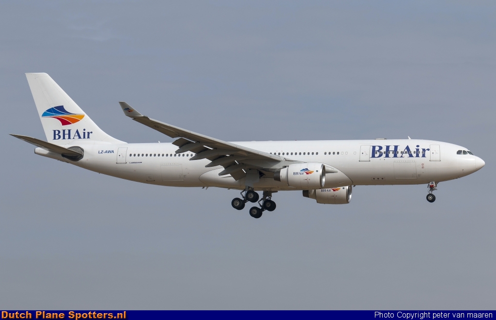 LZ-AWA Airbus A330-200 Balkan Holidays Air (BH Air) by peter van maaren