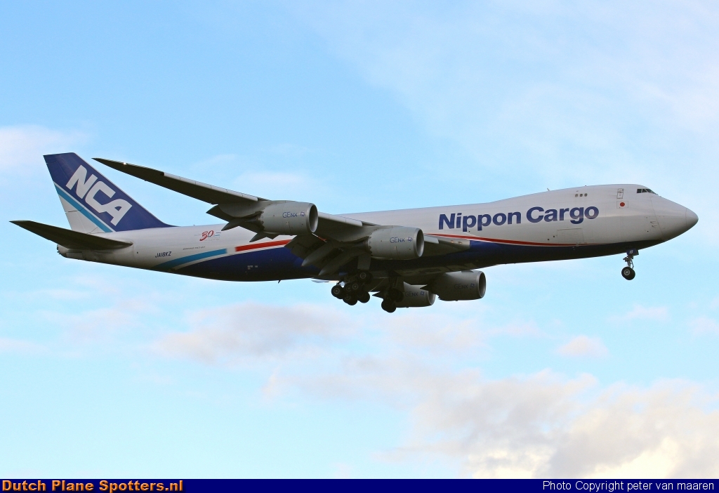 JA18KZ Boeing 747-8 Nippon Cargo Airlines by peter van maaren