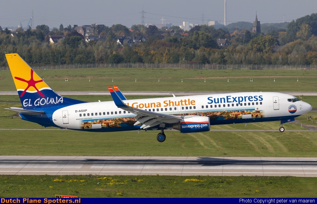 D-ASXP Boeing 737-800 SunExpress Germany by peter van maaren