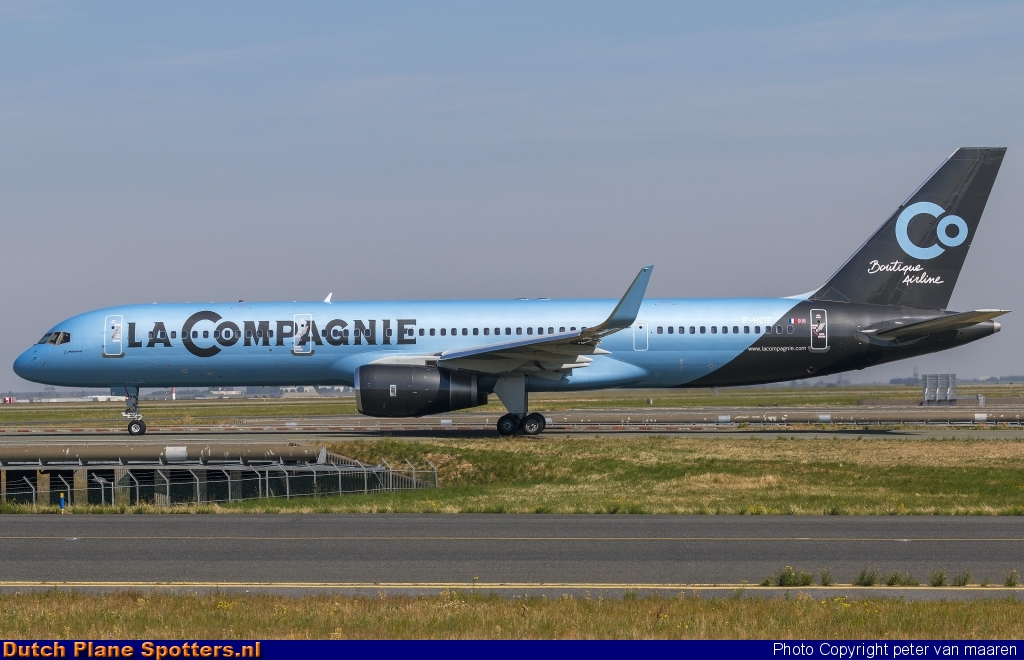 F-HCIE Boeing 757-200 La Compagnie by peter van maaren
