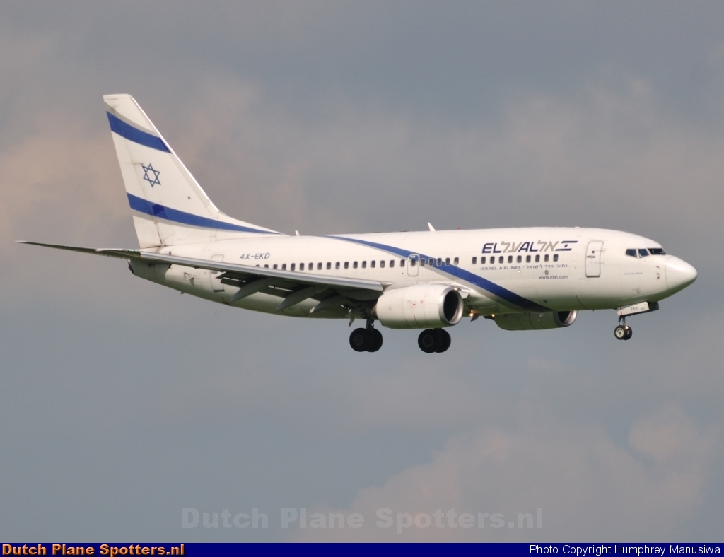 4X-EKD Boeing 737-700 El Al Israel Airlines by Humphrey Manusiwa