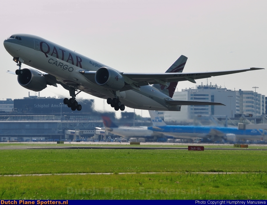 A7-BFC Boeing 777-F Qatar Airways Cargo by Humphrey Manusiwa