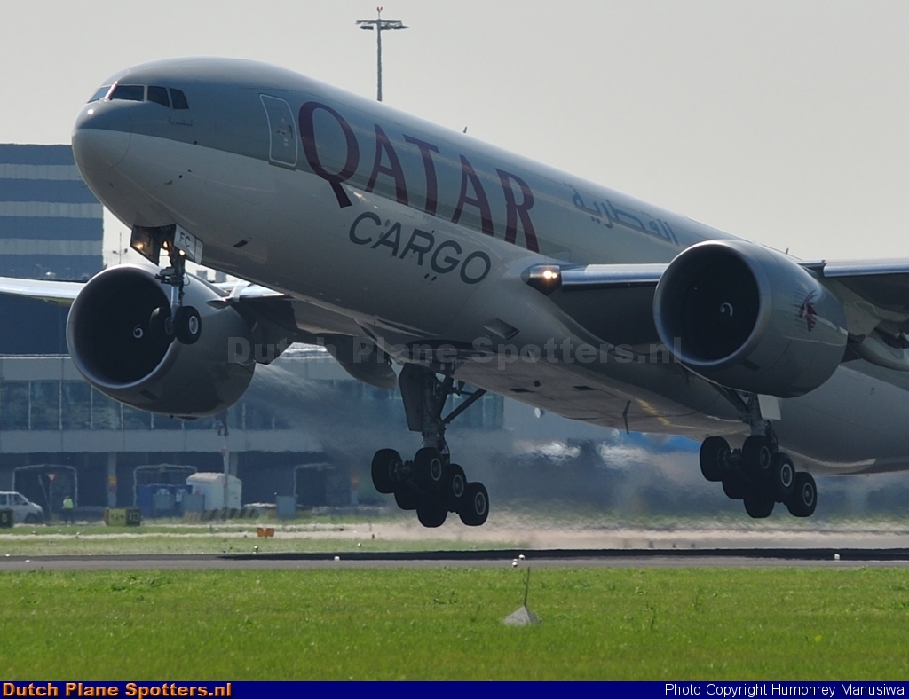 A7-BFC Boeing 777-F Qatar Airways Cargo by Humphrey Manusiwa