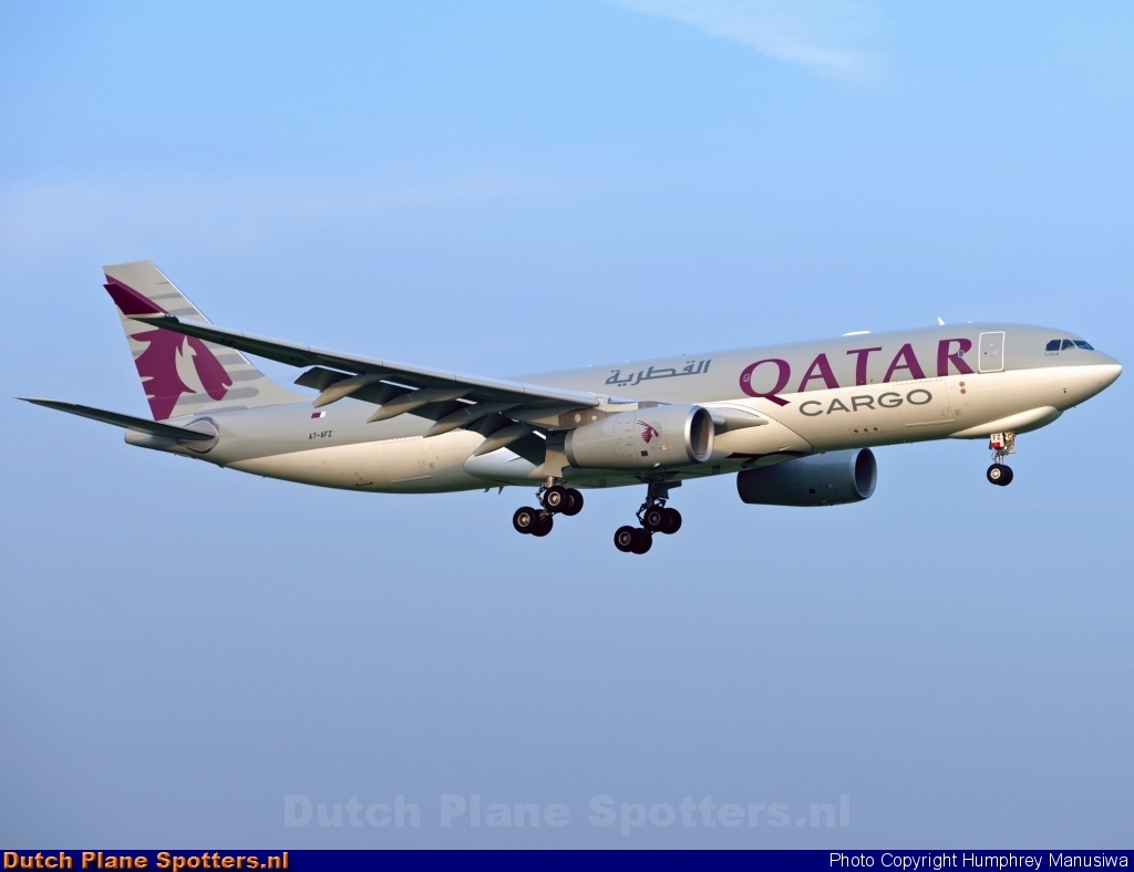 A7-AFZ Airbus A330-200 Qatar Airways Cargo by Humphrey Manusiwa