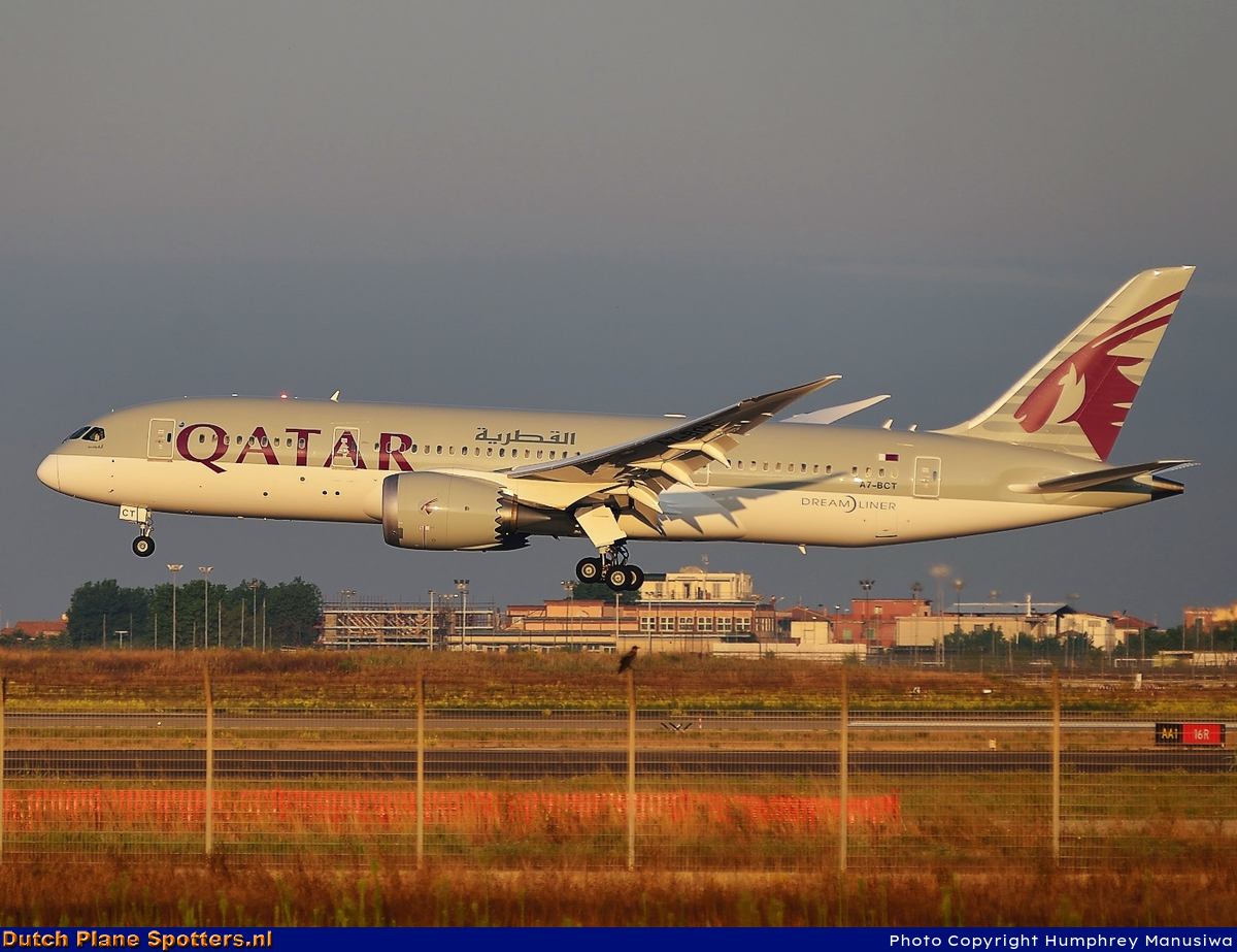 A7-BCT Boeing 787-8 Dreamliner Qatar Airways by Humphrey Manusiwa
