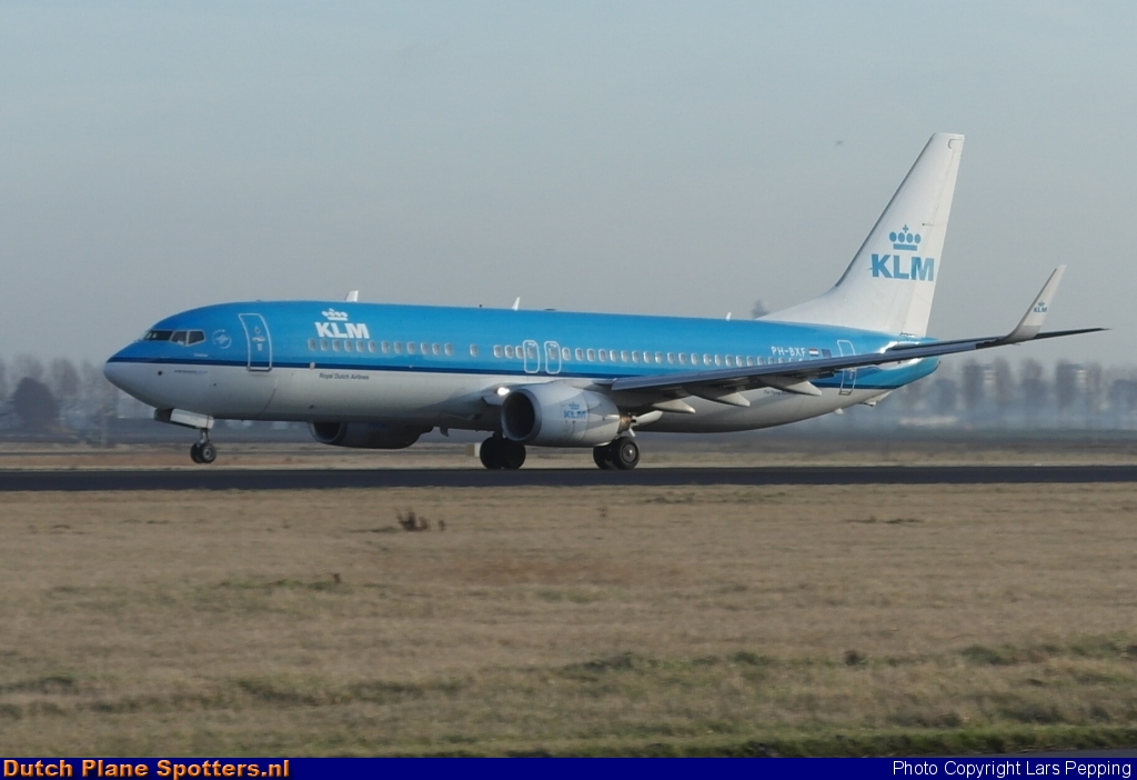 PH-BXF Boeing 737-800 KLM Royal Dutch Airlines by Lars Pepping