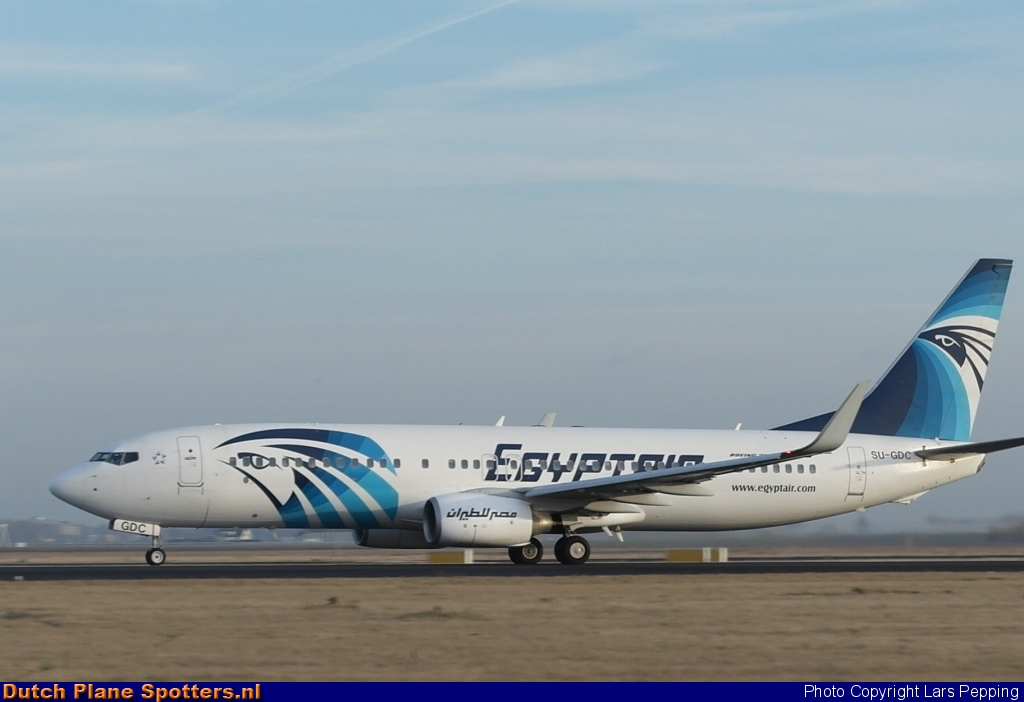 SU-GDC Boeing 737-800 Egypt Air by Lars Pepping