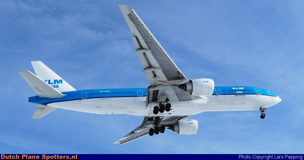 PH-BQI Boeing 777-200 KLM Asia by Lars Pepping