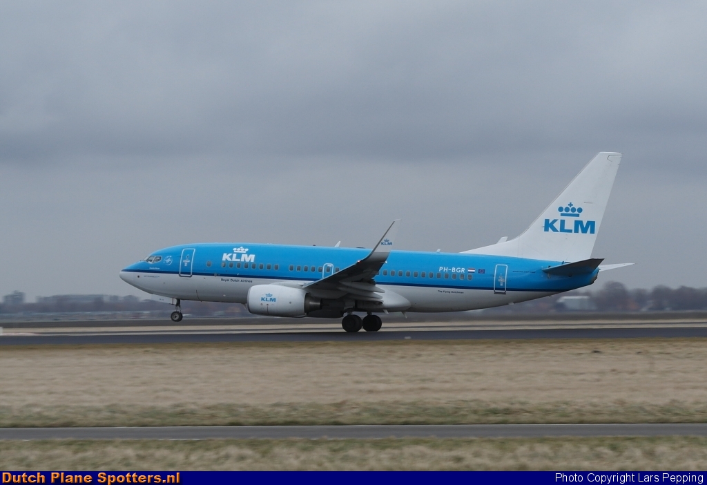 PH-BGR Boeing 737-700 KLM Royal Dutch Airlines by Lars Pepping