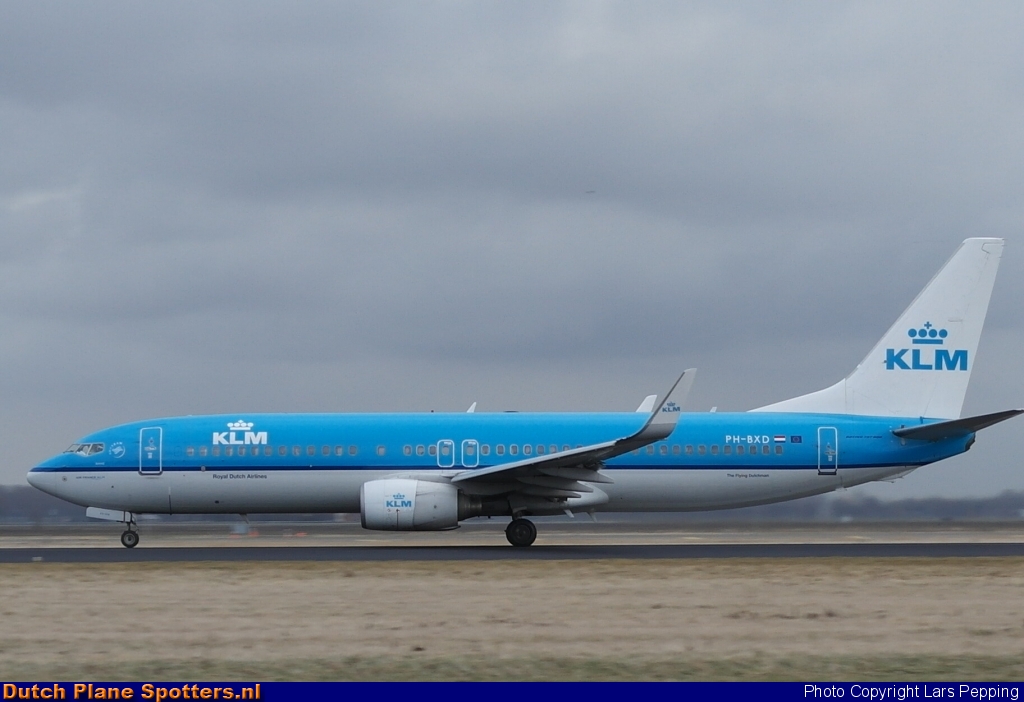 PH-BXD Boeing 737-800 KLM Royal Dutch Airlines by Lars Pepping