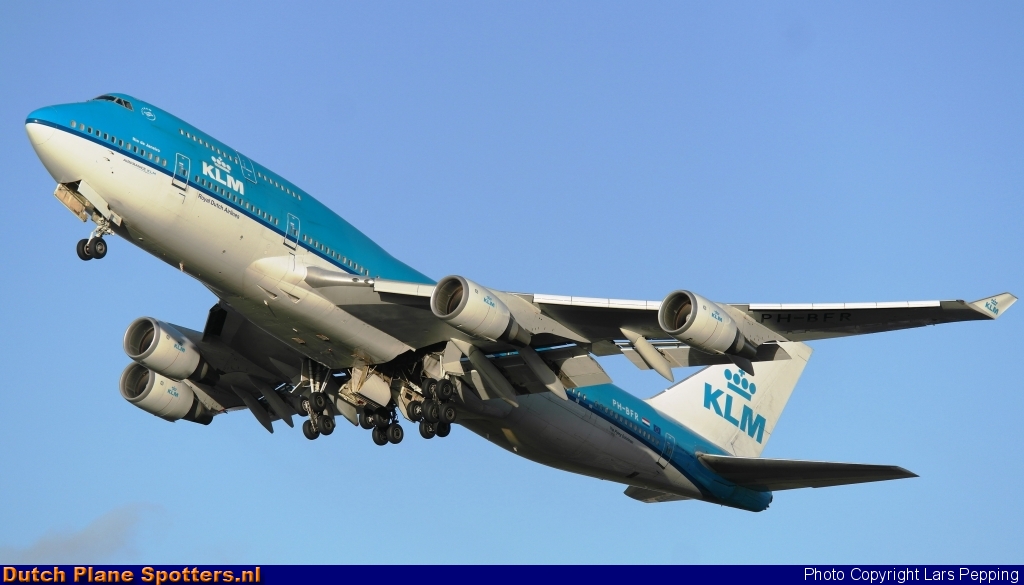 PH-BFR Boeing 747-400 KLM Royal Dutch Airlines by Lars Pepping