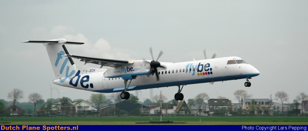 G-JECH Bombardier Dash 8-Q400 Flybe by Lars Pepping