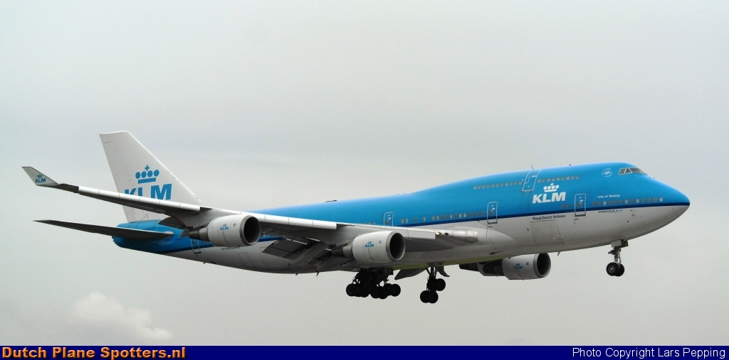 PH-BFU Boeing 747-400 KLM Royal Dutch Airlines by Lars Pepping