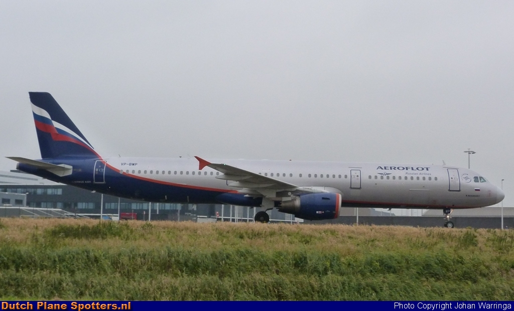 VP-BWP Airbus A321 Aeroflot - Russian Airlines by Johan Warringa