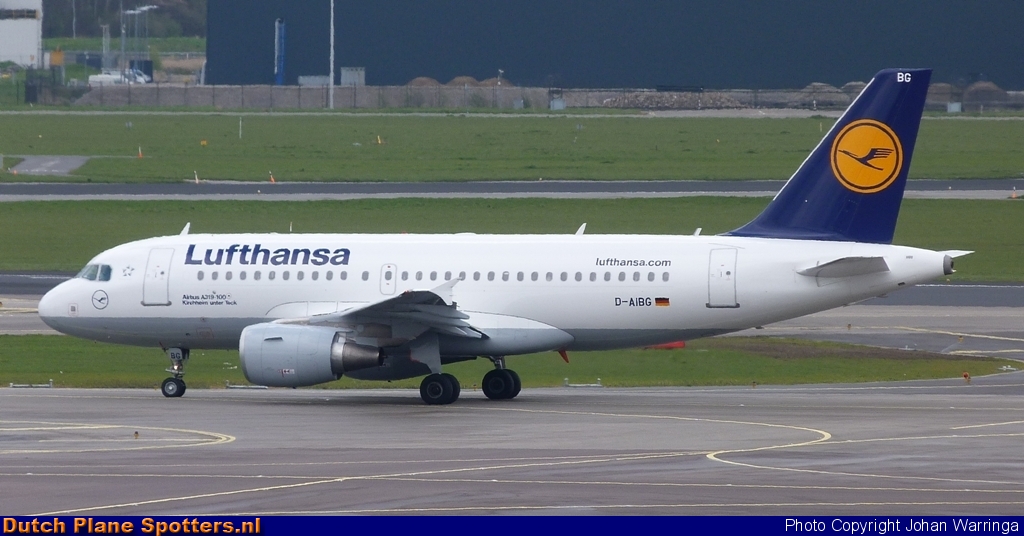 D-AIBC Airbus A319 Lufthansa by Johan Warringa