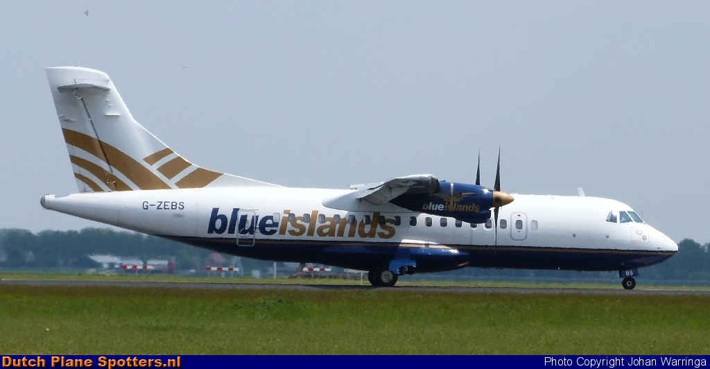 G-ZEBS ATR 42 Blue Islands by Johan Warringa