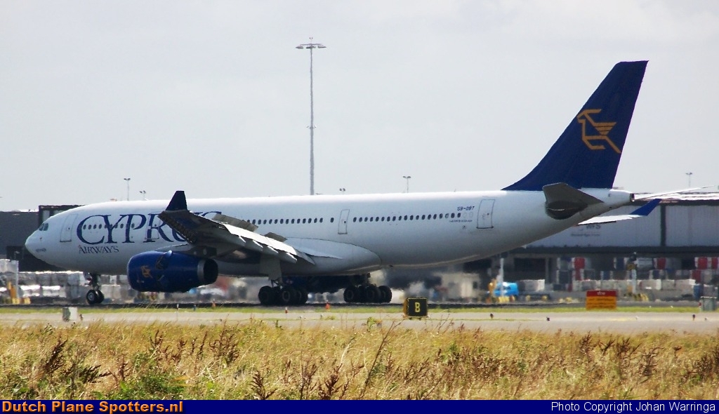 5B-DBT Airbus A330-200 Cyprus Airways by Johan Warringa