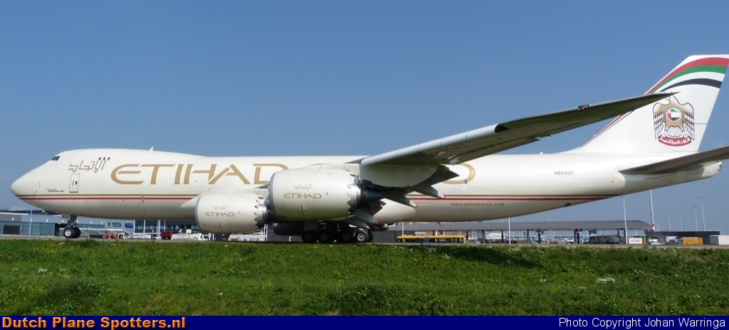 N855GT Boeing 747-8 Atlas Air (Etihad Crystal Cargo) by Johan Warringa