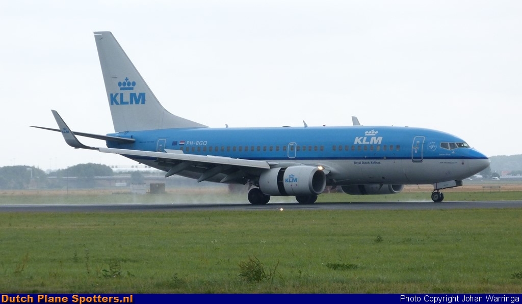 PH-BGQ Boeing 737-700 KLM Royal Dutch Airlines by Johan Warringa