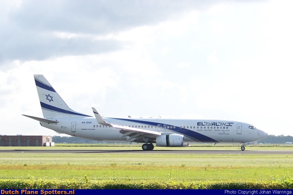 4X-EFK Boeing 737-800 El Al Israel Airlines by Johan Warringa