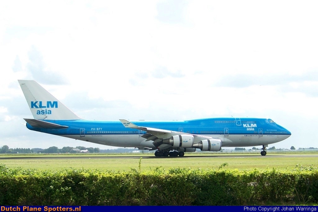 PH-BFY Boeing 747-400 KLM Asia by Johan Warringa