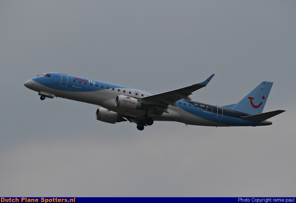 OO-JEM Embraer 190 Jetairfly by remie paul
