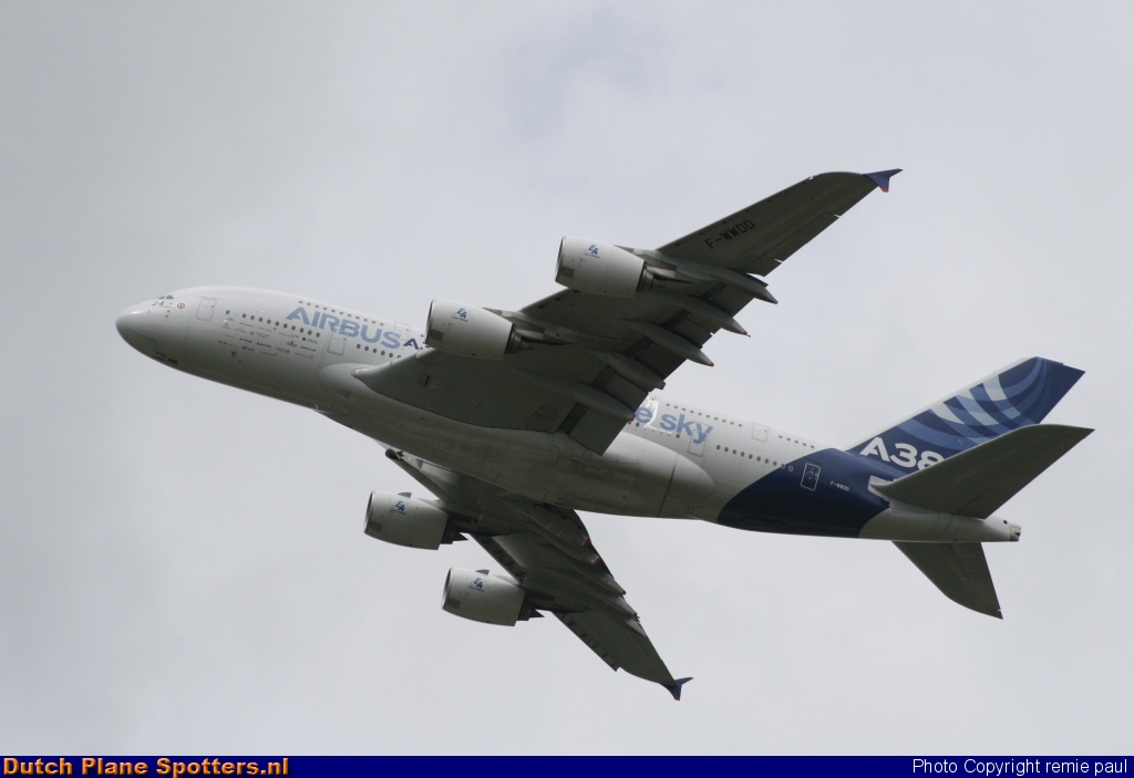 F-WWDD Airbus A380-800 Airbus Industrie by remie paul