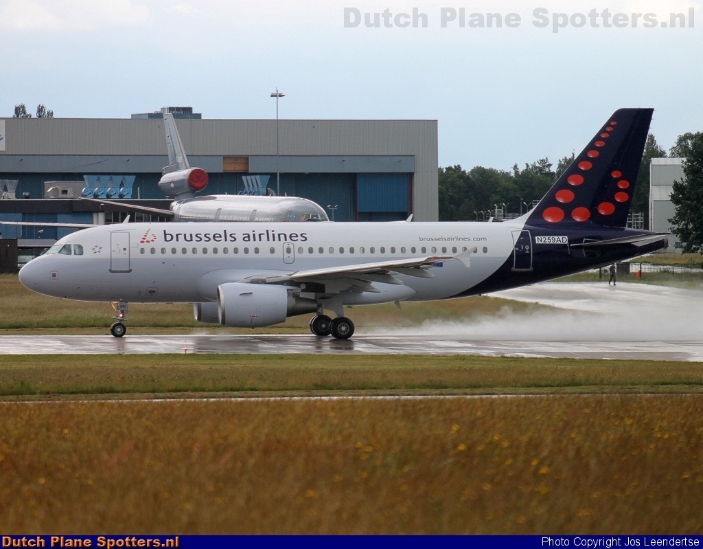 N259AD Airbus A319 Brussels Airlines by Jos Leendertse