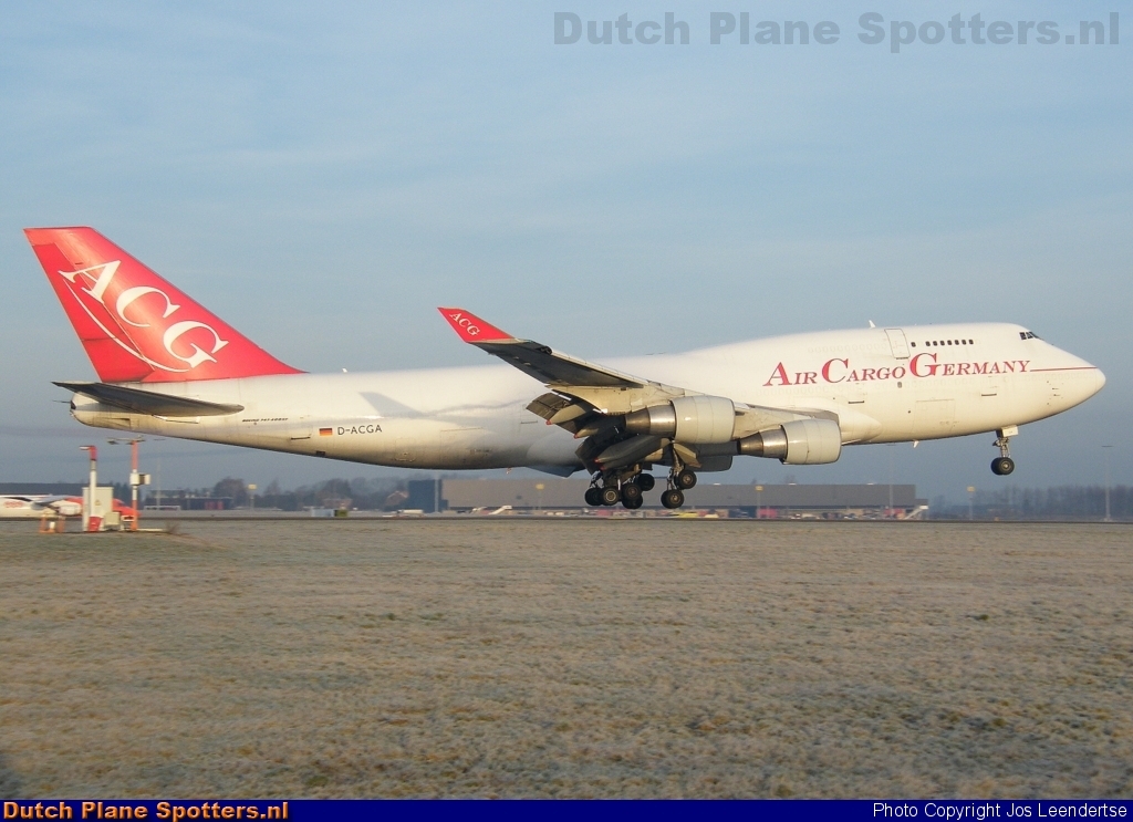D-ACGA Boeing 747-400 Air Cargo Germany by Jos Leendertse