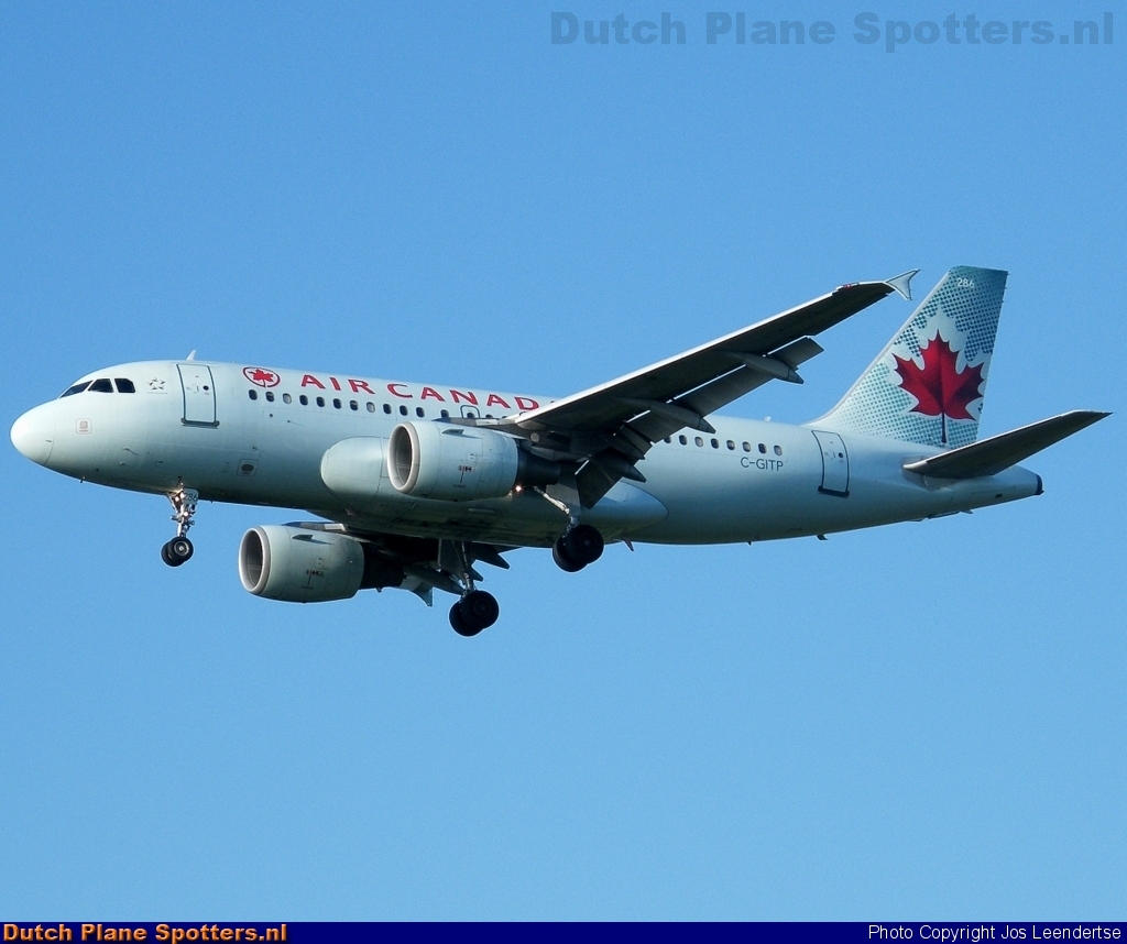 C-GITP Airbus A319 Air Canada by Jos Leendertse