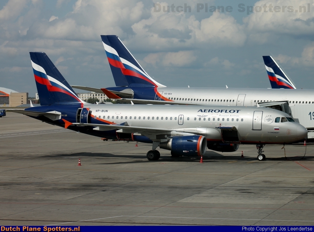 VP-BUN Airbus A319 Aeroflot - Russian Airlines by Jos Leendertse