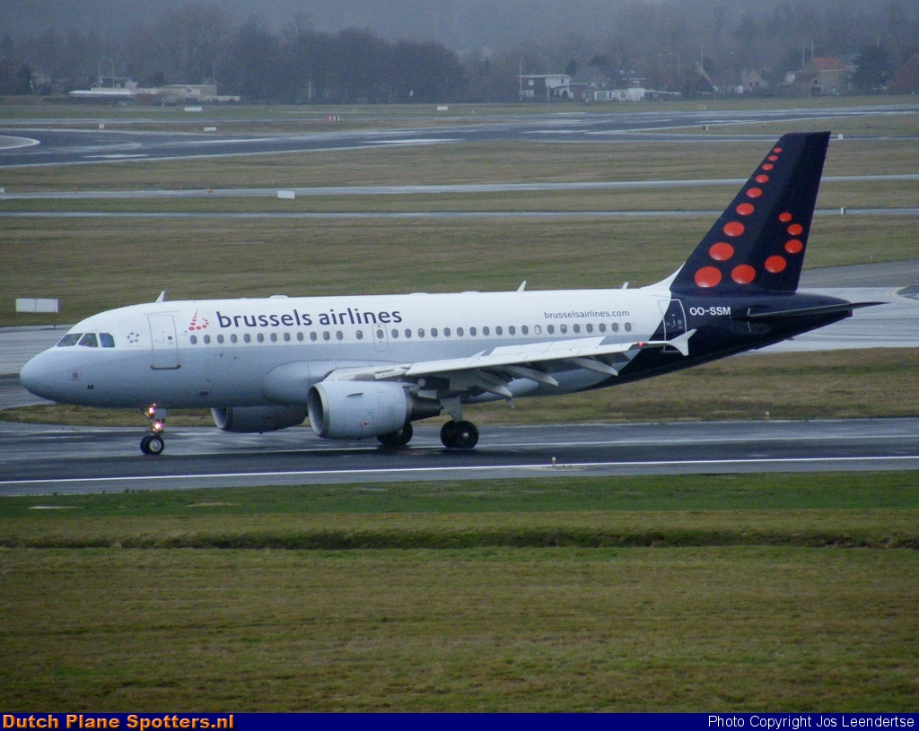 OO-SSM Airbus A319 Brussels Airlines by Jos Leendertse