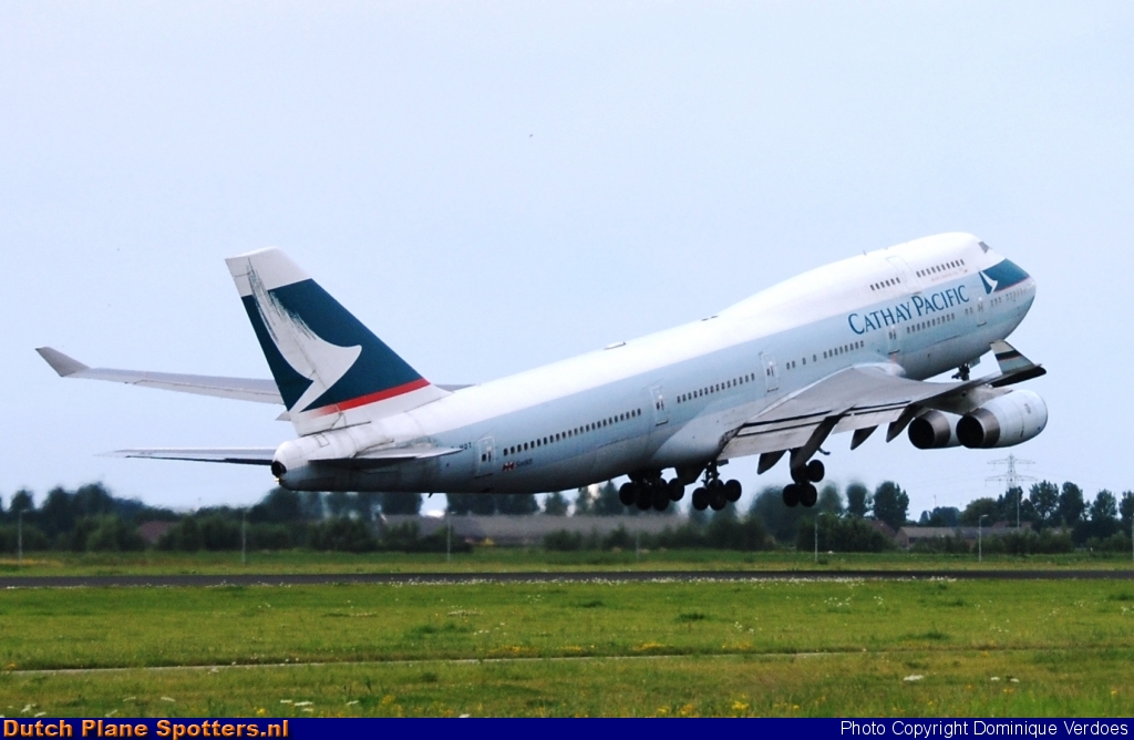 B-HOT Boeing 747-400 Cathay Pacific by Dominique Verdoes