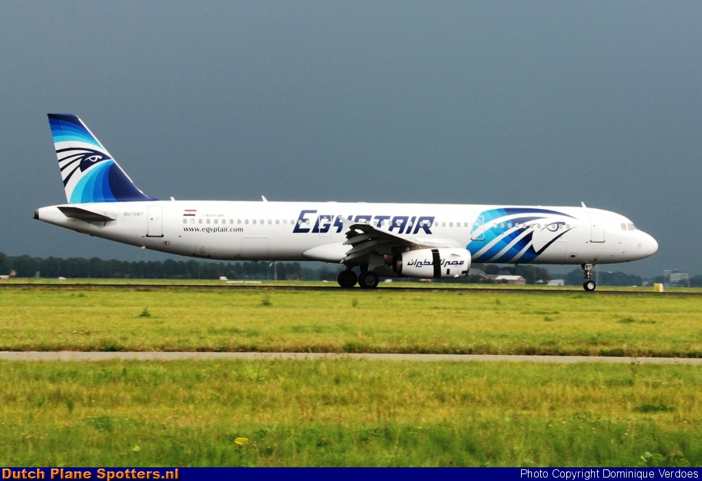 SU-GBT Airbus A321 Egypt Air by Dominique Verdoes