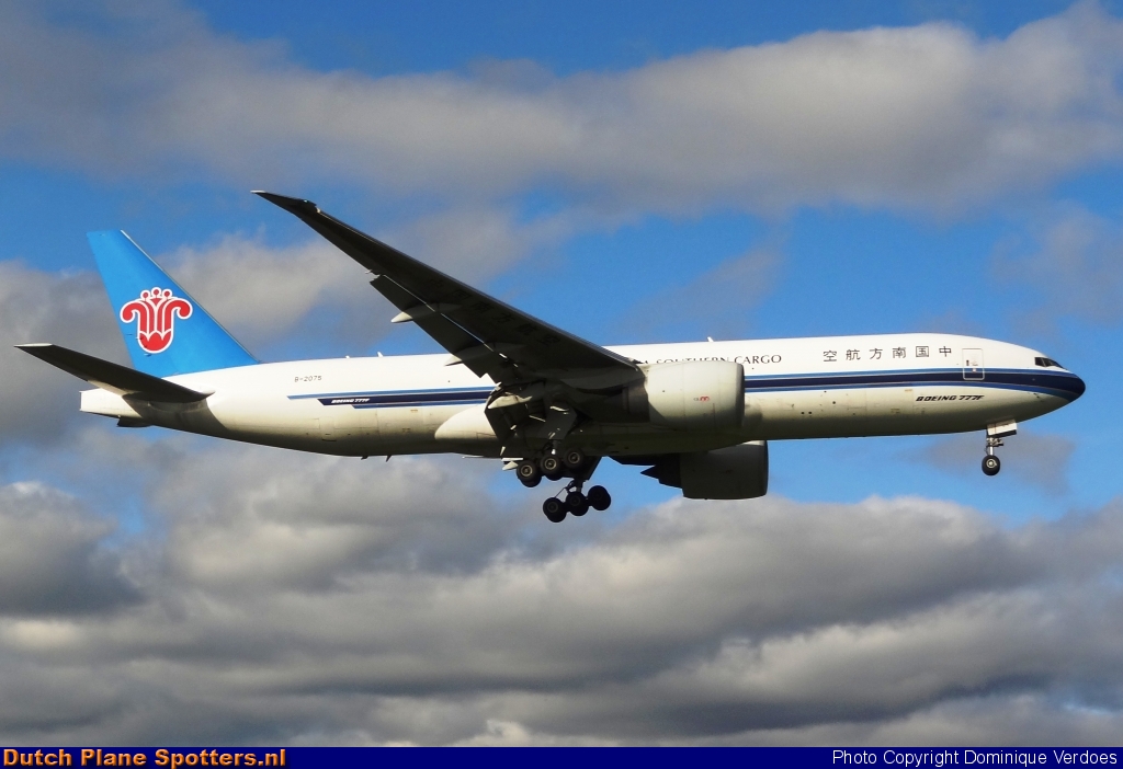 B2075 Boeing 777-F China Southern Cargo by Dominique Verdoes