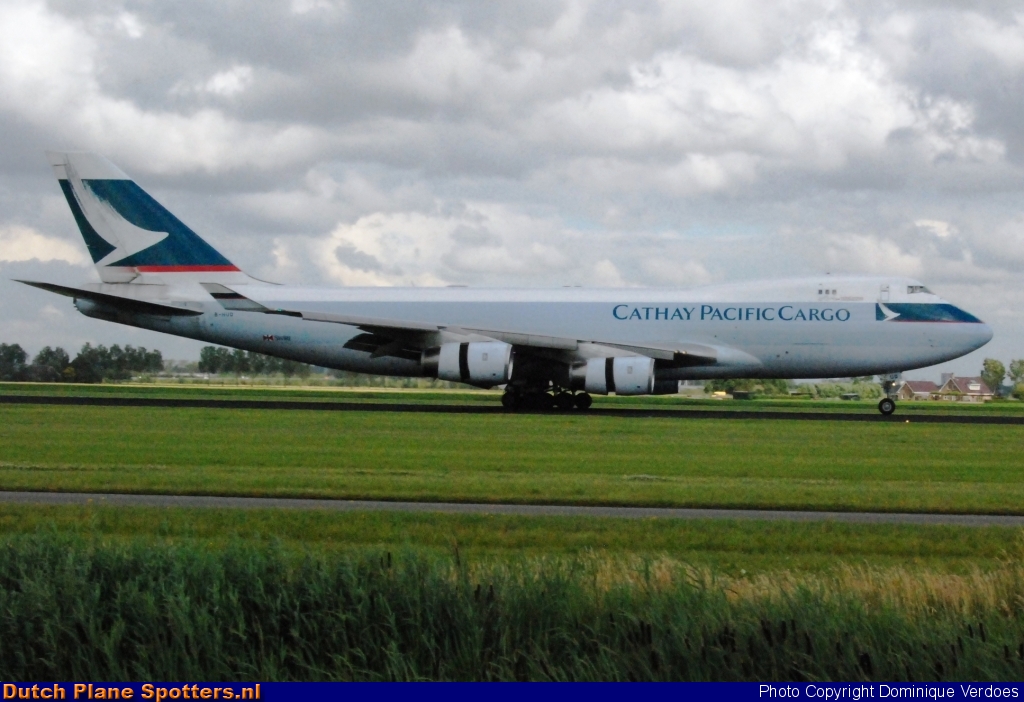 B-HUQ Boeing 747-400 Cathay Pacific Cargo by Dominique Verdoes