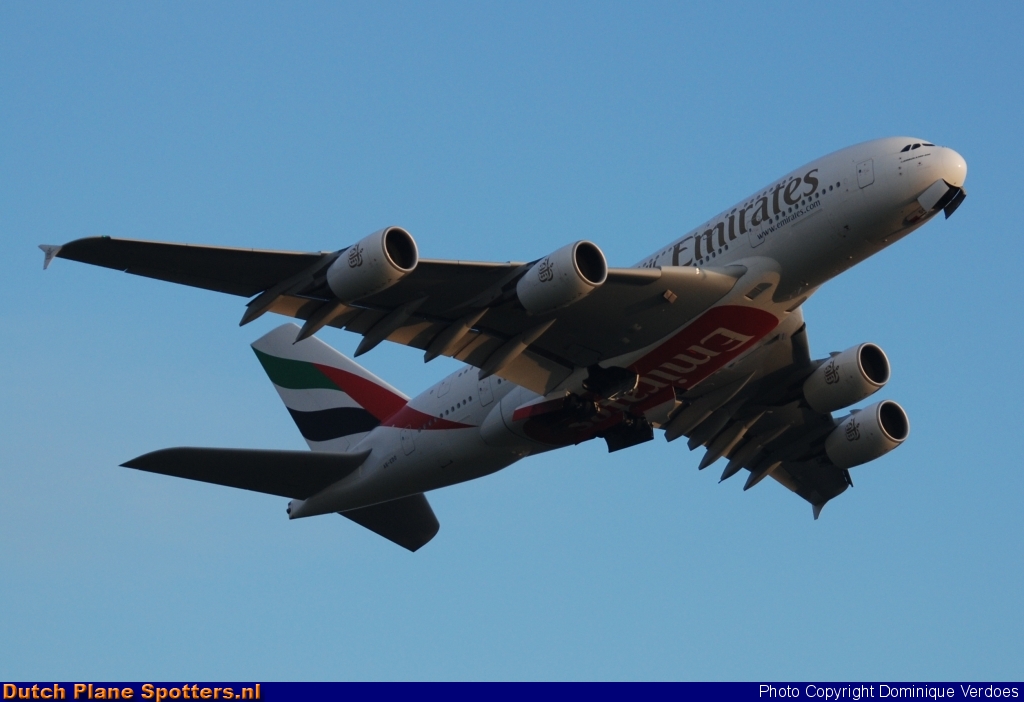 A6-EDO Airbus A380-800 Emirates by Dominique Verdoes