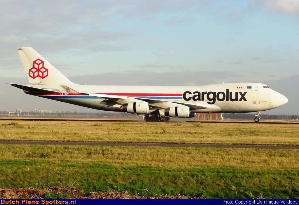 LX-OCV Boeing 747-400 Cargolux by Dominique Verdoes