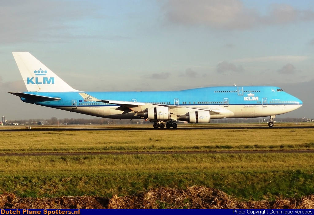PH-BFU Boeing 747-400 KLM Royal Dutch Airlines by Dominique Verdoes