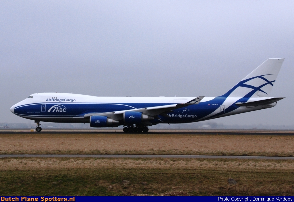 VQ-BFX Boeing 747-400 AirBridgeCargo by Dominique Verdoes