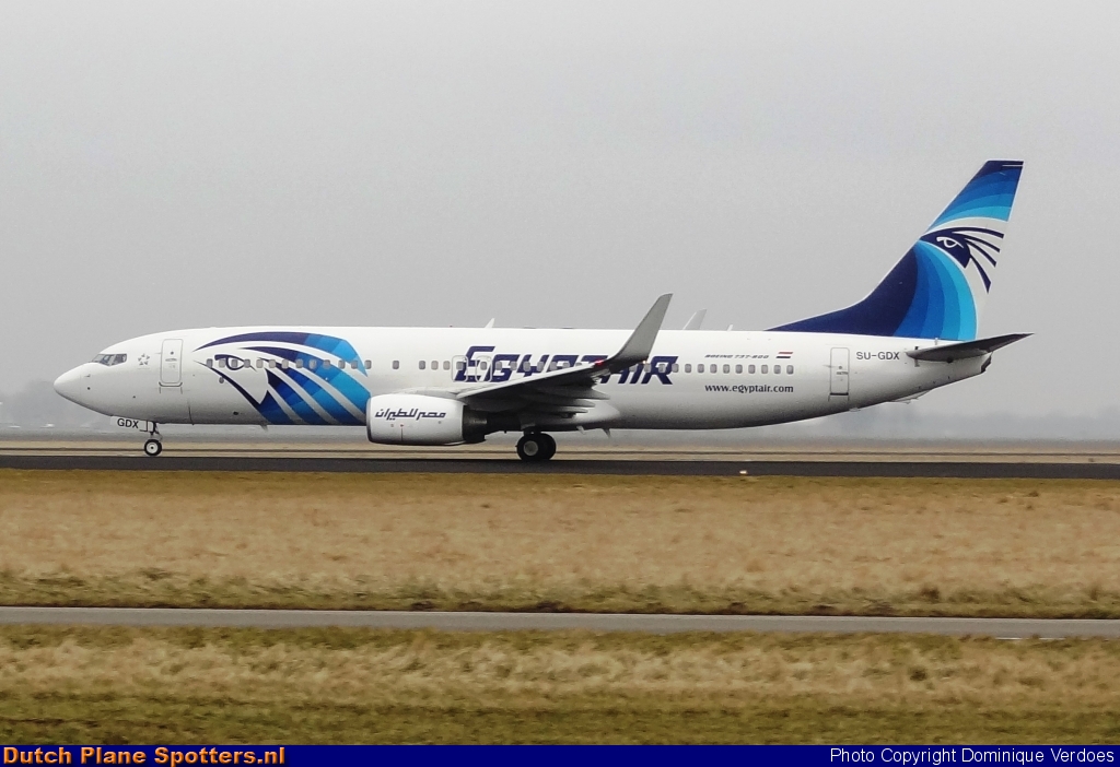 SU-GDX Boeing 737-800 Egypt Air by Dominique Verdoes