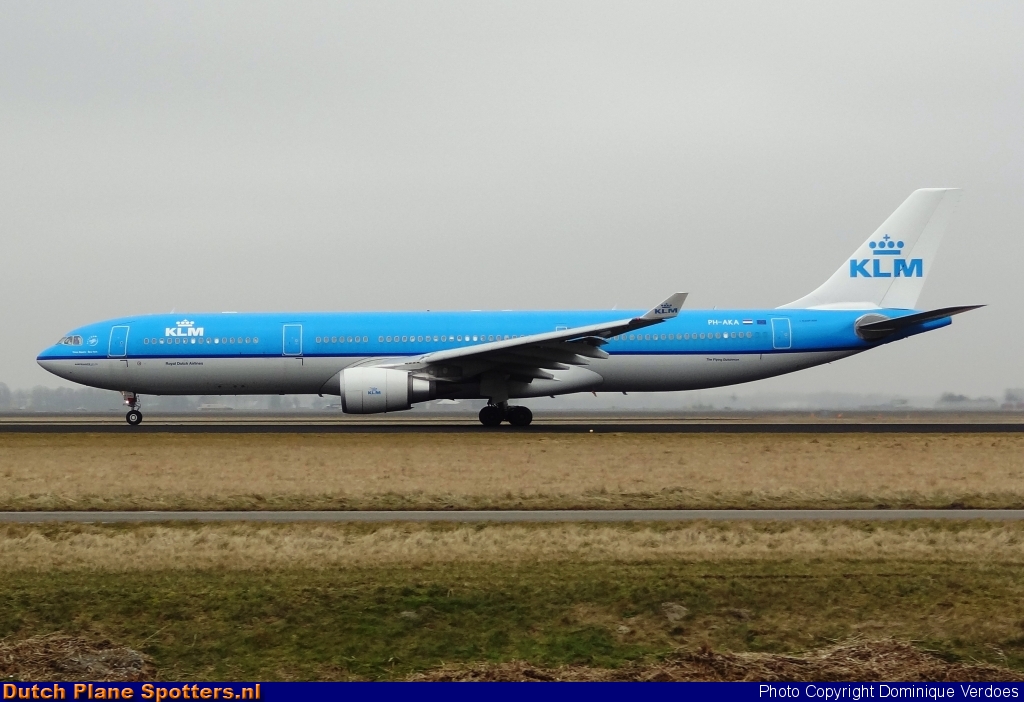 PH-AKA Airbus A330-300 KLM Royal Dutch Airlines by Dominique Verdoes