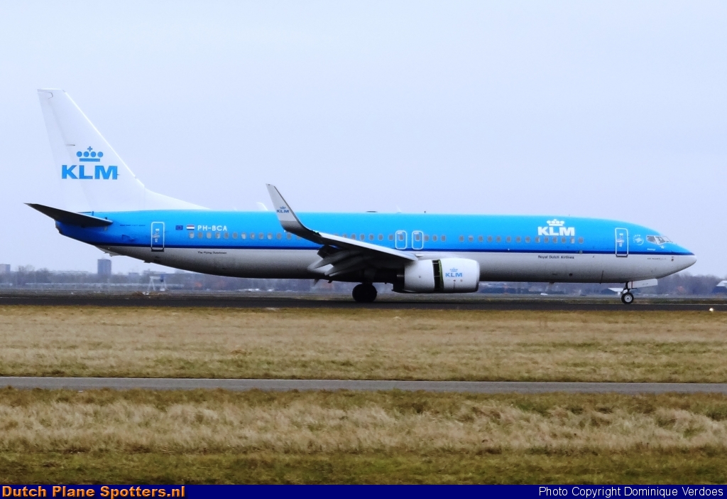 PH-BCA Boeing 737-800 KLM Royal Dutch Airlines by Dominique Verdoes