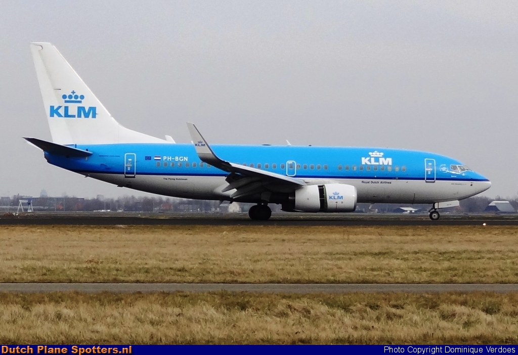 PH-BGN Boeing 737-700 KLM Royal Dutch Airlines by Dominique Verdoes