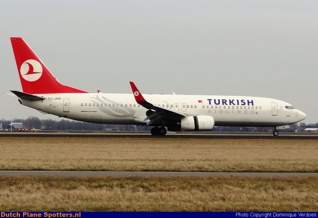 TC-JHD Boeing 737-800 Turkish Airlines by Dominique Verdoes