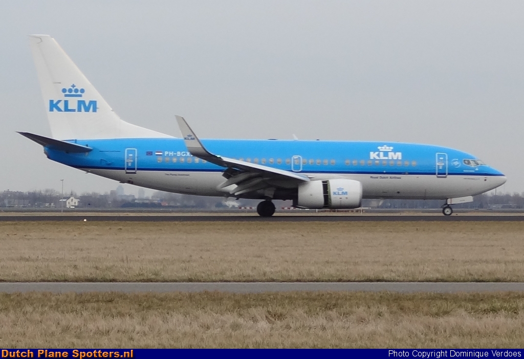 PH-BGX Boeing 737-700 KLM Royal Dutch Airlines by Dominique Verdoes