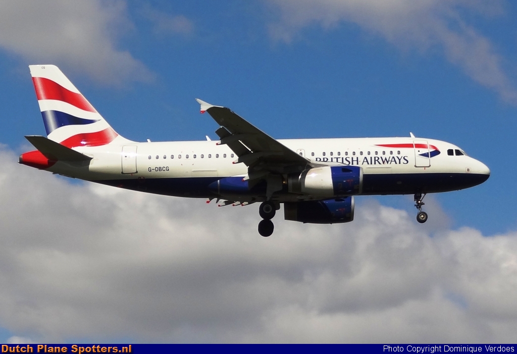 G-DBCG Airbus A319 British Airways by Dominique Verdoes